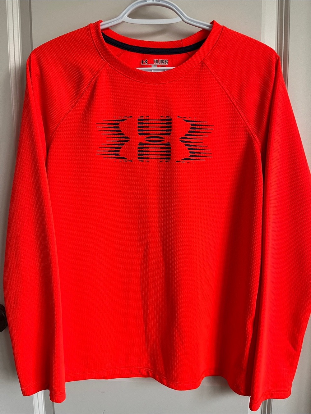Under Armour Men’s Crewneck Performance Sweater — Red with Black Logo